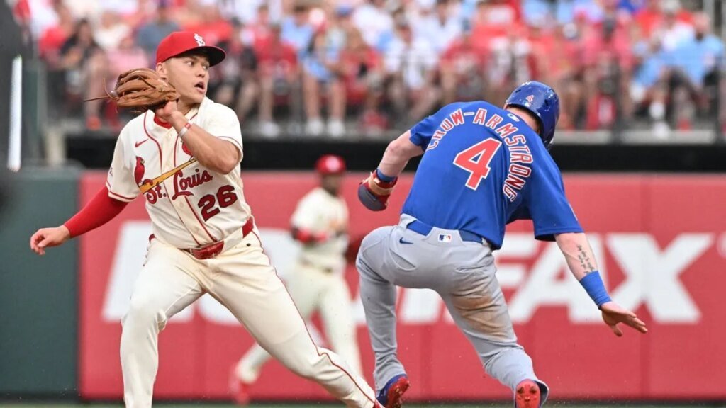 Pete Crow-Armstrong erupts out of slump as Cubs top Cards