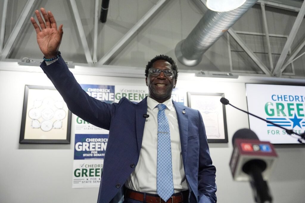 Photos: Ohio and Indiana high-stakes primaries, and a power-shifting race in Michigan