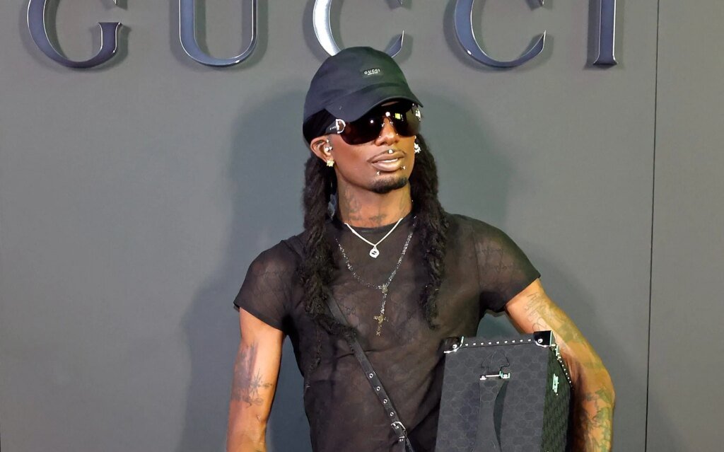 Playboi Carti Steps Out With New Lady At Gucci Event