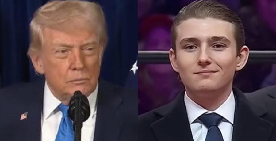 President Trump Talks Chances Of Son Barron Entering Politics President Trump Talks Chances Of Son Barron Entering Politics