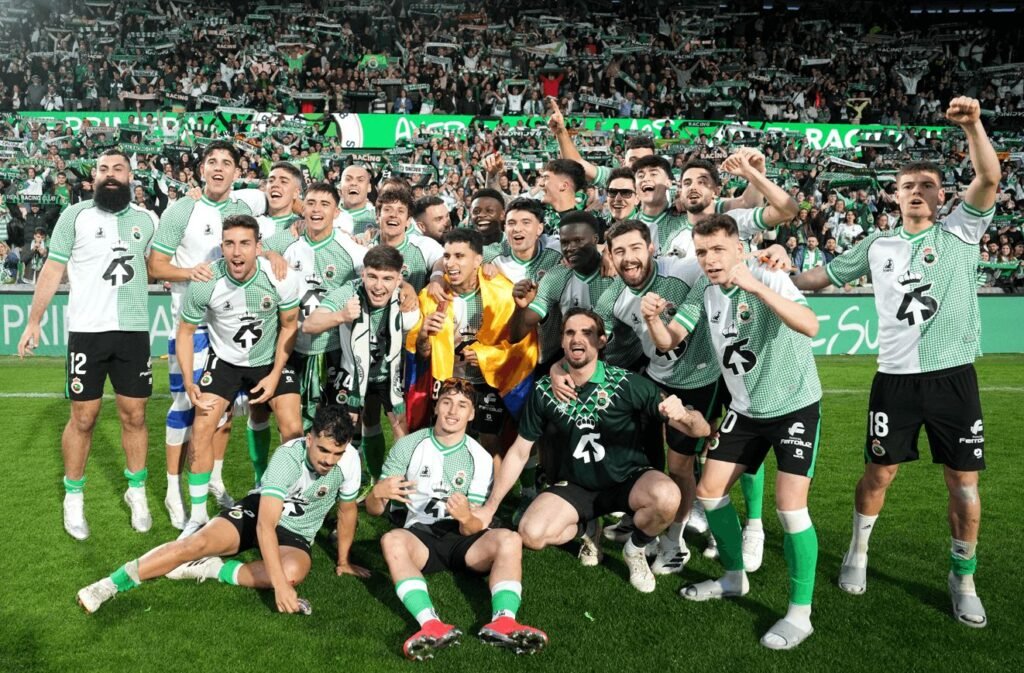 Racing Santander seal long-awaited La Liga promotion in style Racing Santander seal long-awaited La Liga promotion in style