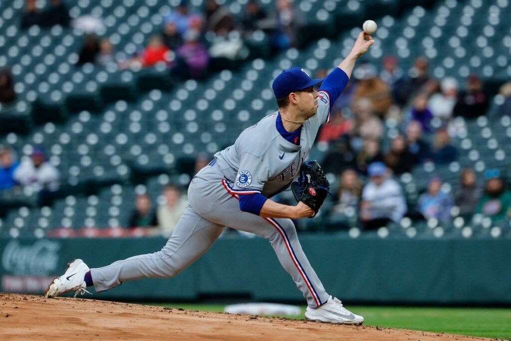 Rangers LHP MacKenzie Gore downplays lat ailment Rangers LHP MacKenzie Gore downplays lat ailment