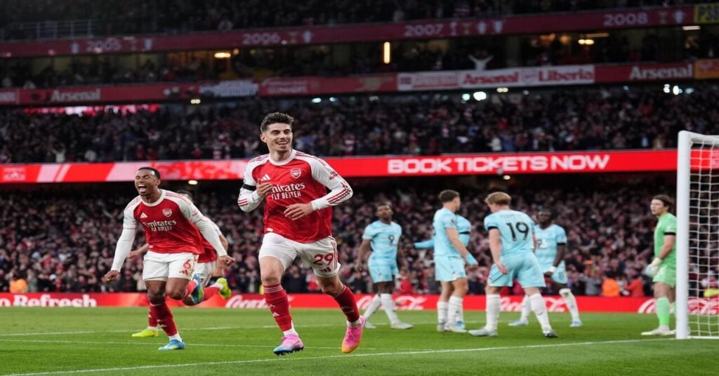 Report as Gunners move to brink of Premier League title Report as Gunners move to brink of Premier League title