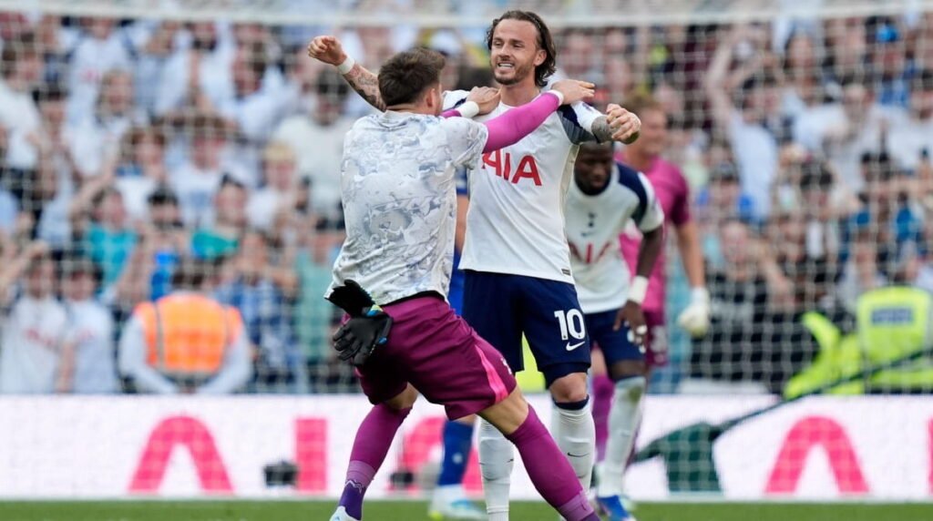 Report, result and goals as Spurs SURVIVE on final day