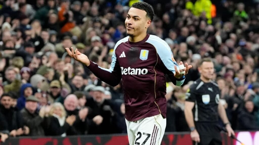 Rogers gives Aston Villa lead over Liverpool