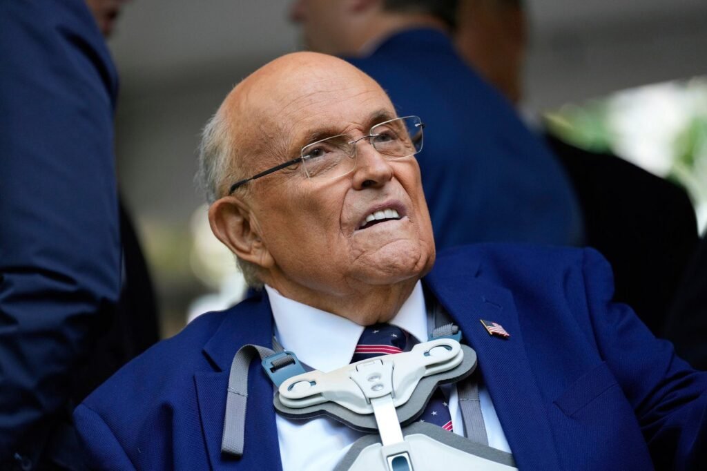 Rudy Giuliani is breathing on his own while hospitalized with pneumonia, spokesperson says