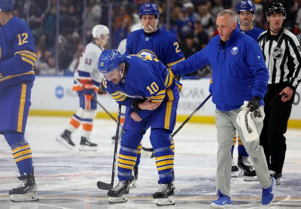 Sabres F Sam Carrick (arm) could practice on Tuesday Sabres F Sam Carrick (arm) could practice on Tuesday