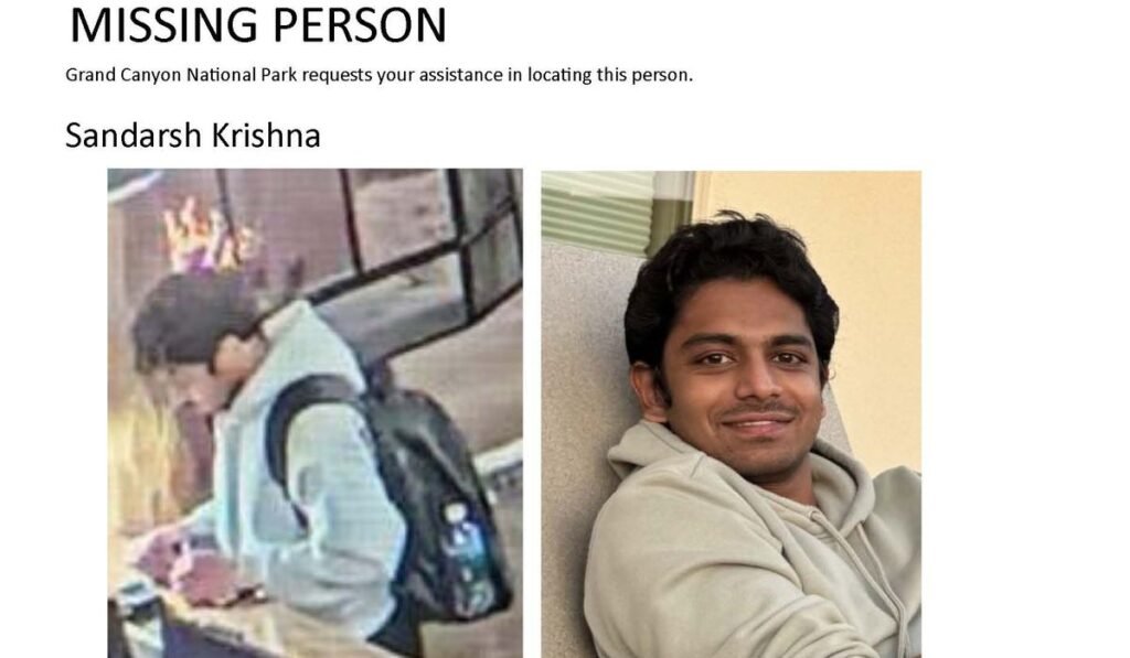 Search continues for missing man at Grand Canyon National Park