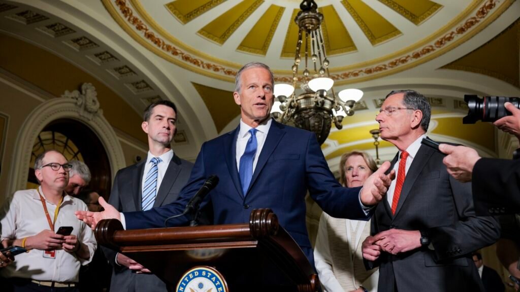 Senate Republicans rebel against Trump’s $1.8 trillion fund : NPR