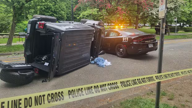 Senior in critical condition after alleged vehicle ramming in Vancouver’s West End: police Senior in critical condition after alleged vehicle ramming in Vancouver's West End: police
