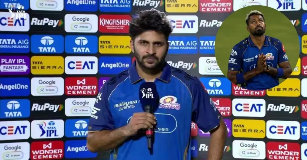 Shardul Thakur reveals why Hardik Pandya has been missing from MI’s squad in recent IPL 2026 games Shardul Thakur reveals why Hardik Pandya has been missing from MI’s squad in recent IPL 2026 games