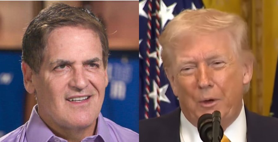 ‘Shark Tank’ Mark Cuban & President Trump Team Up Despite Beef 'Shark Tank' Mark Cuban & President Trump Team Up Despite Beef