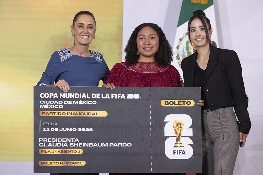 Sheinbaum reveals World Cup ticket winner: May 29 mañanera Sheinbaum reveals World Cup ticket winner: May 29 mañanera