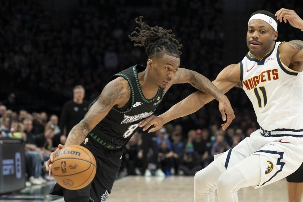 Short-handed Wolves pull away from Nuggets, seal series in Game 6