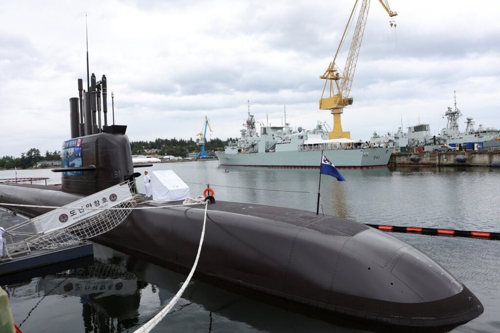 South Korean submarine in B.C. is floor model in sales pitch to supply Canada’s fleet South Korean submarine in B.C. is floor model in sales pitch to supply Canada's fleet