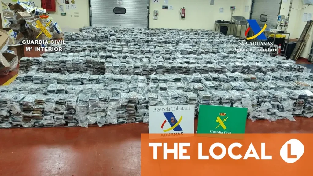 Spain seizes record cocaine haul in Atlantic