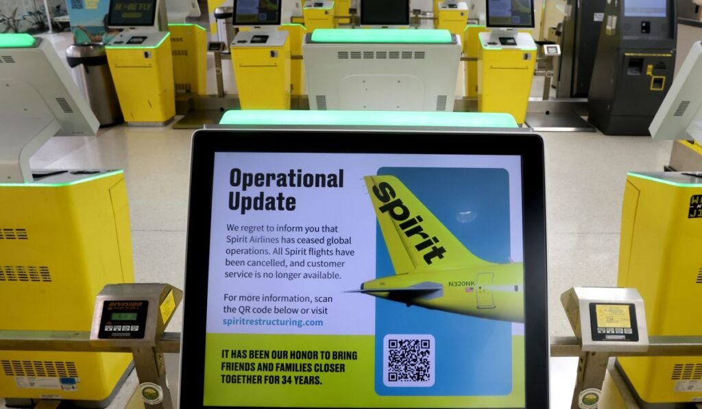Spirit Airlines transfers leftover planes to Arizona as it shutters operations