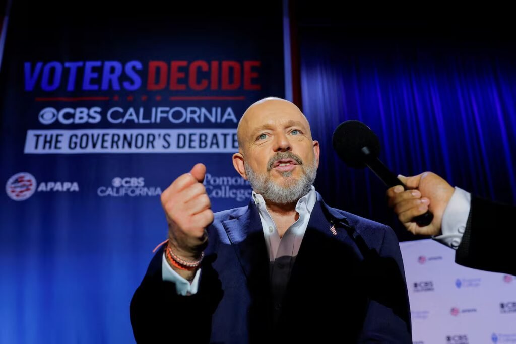 Steve Hilton, the Trump-backed political commentator who is leading in the polls for governor of California | U.S.