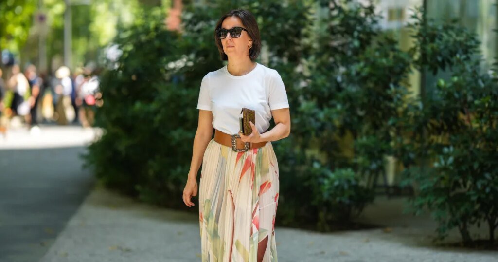 These Long Flowy Skirts on Amazon Conceal the Tummy