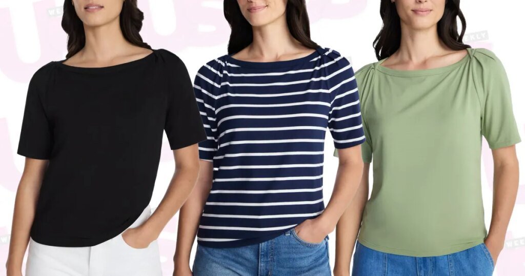 This French Girl-Inspired Tee Is a ‘Must’ for Covering up the Arms This French Girl-Inspired Tee Is a 'Must' for Covering up the Arms