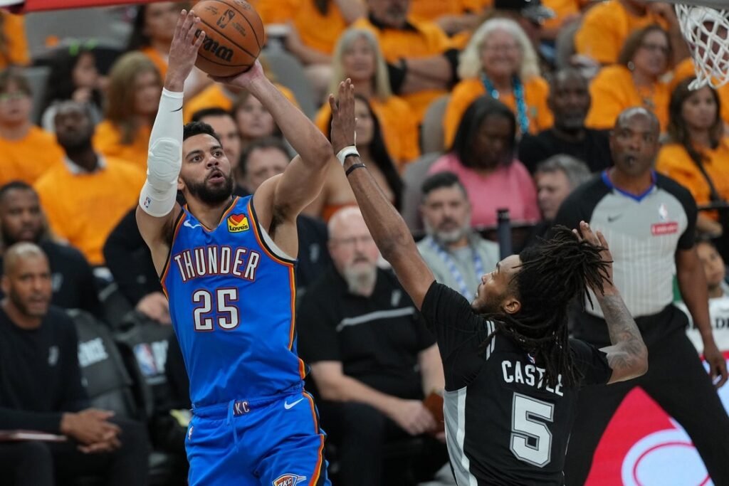 Thunder guard Ajay Mitchell (calf) ruled out for Game 4 Thunder guard Ajay Mitchell (calf) ruled out for Game 4