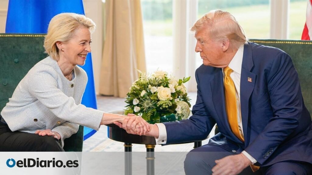 Trump amenaza a la UE con "aranceles mucho más altos" si "no cumple el acuerdo comercial pactado" antes del 4 de julio