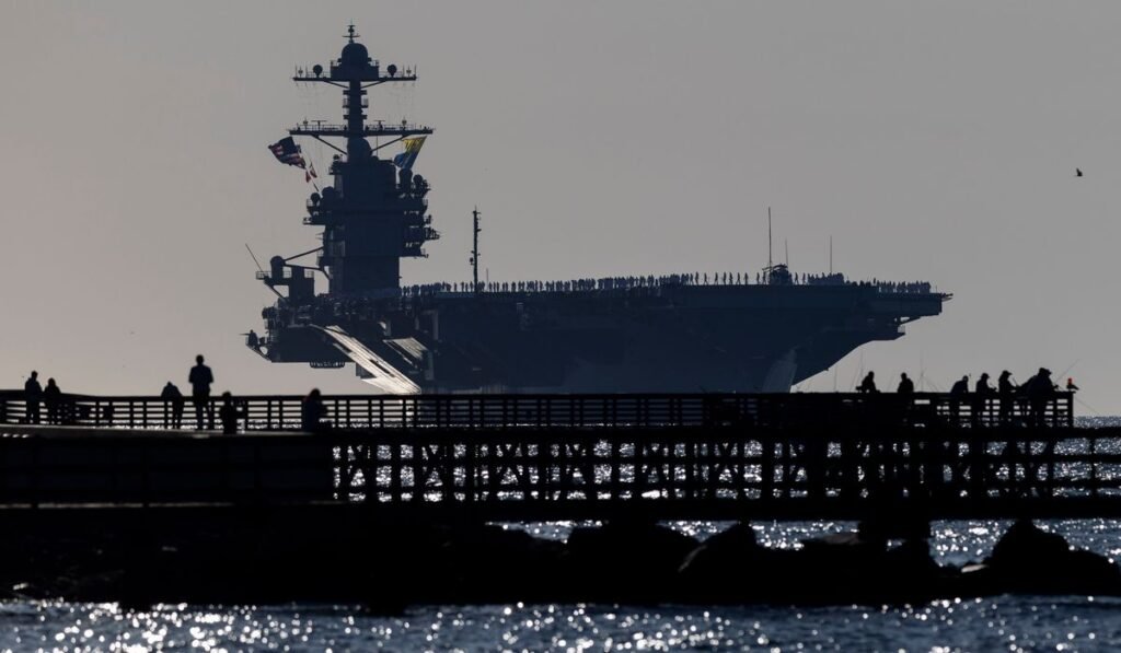 USS Ford returns home after 11-month deployment supporting the Iran war and Maduro’s capture USS Ford returns home after 11-month deployment supporting the Iran war and Maduro’s capture