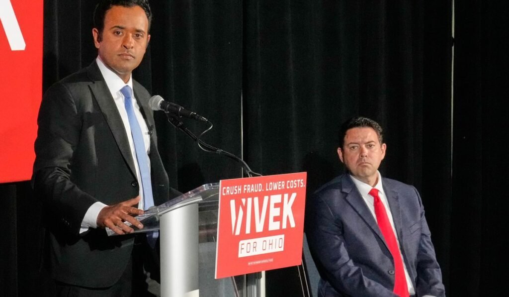 Vance takes his fight against fraud to red Ohio, muddying waters for GOP’s Vivek Ramaswamy Vance takes his fight against fraud to red Ohio, muddying waters for GOP’s Vivek Ramaswamy