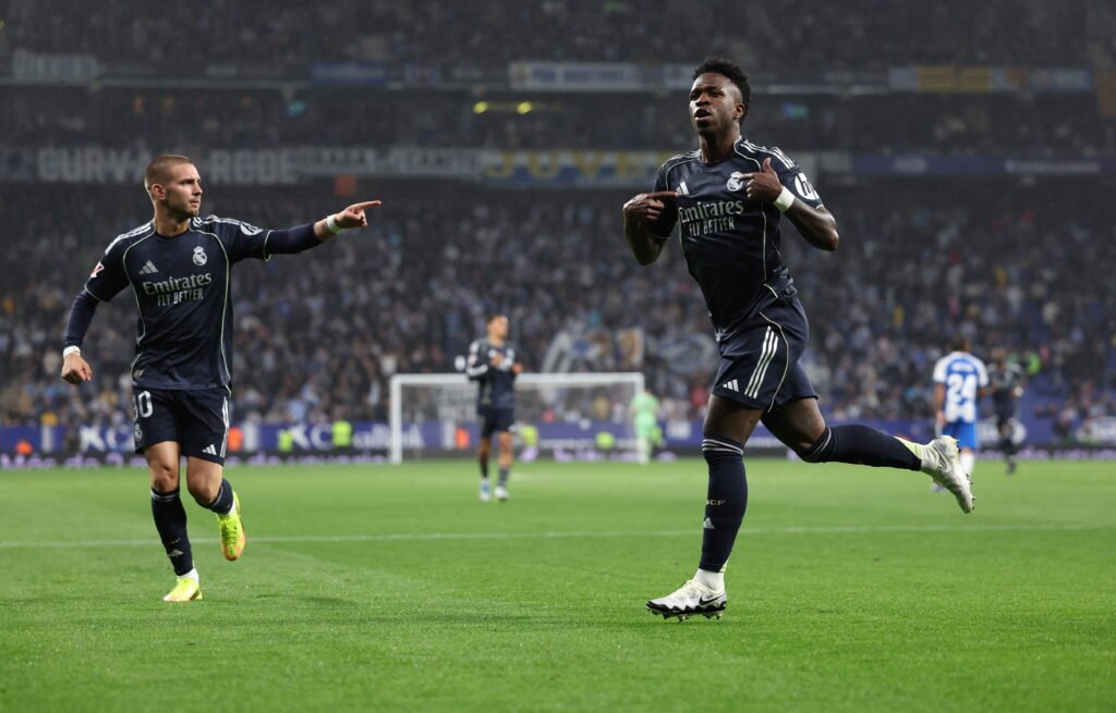 Vinicius Junior in inspired form as Real Madrid see off Espanyol