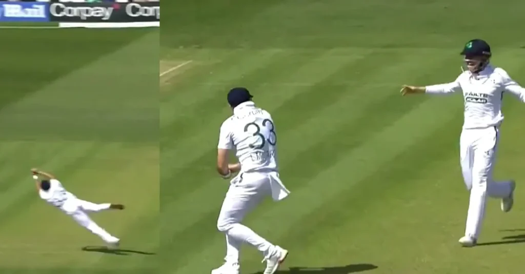 WATCH: Liam McCarthy steals the show with breathtaking catch on Day 1 of Ireland vs New Zealand one-off Test WATCH: Liam McCarthy steals the show with breathtaking catch on Day 1 of Ireland vs New Zealand one-off Test