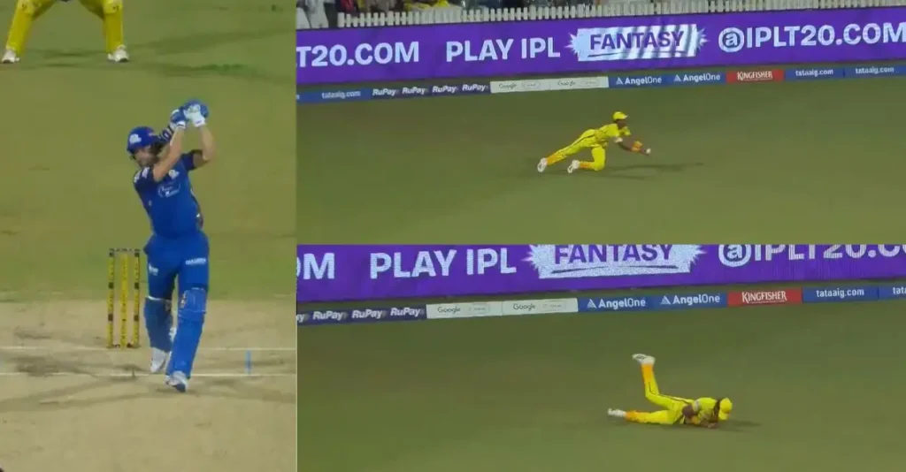 WATCH: Ramakrishna Ghosh announces himself with stunning catch and maiden wicket in CSK vs MI IPL 2026 clash