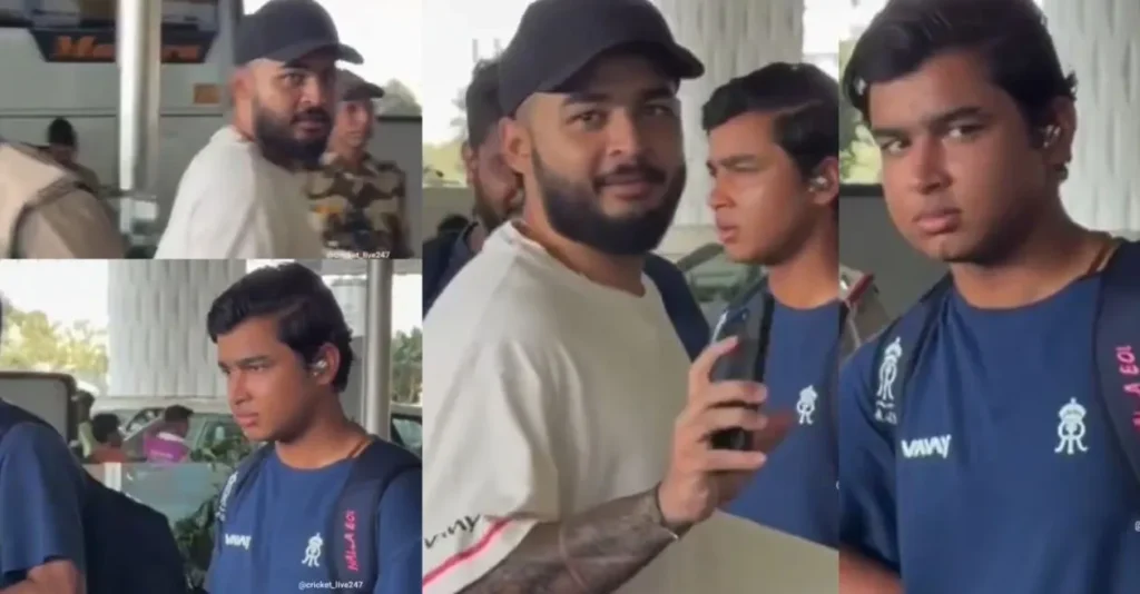 WATCH: Vaibhav Suryavanshi left stunned by Riyan Parag’s playful taunt ahead of SRH vs RR IPL 2026 Eliminator