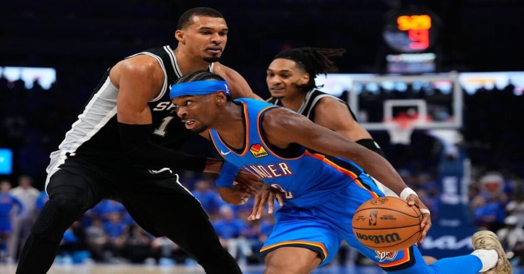 Wembanyama dominates MVP Gilgeous-Alexander as San Antonio lead OKC Wembanyama dominates MVP Gilgeous-Alexander as San Antonio lead OKC