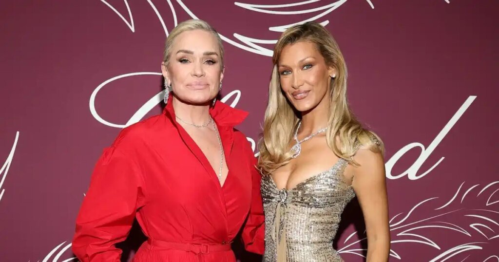 Yolanda Hadid Makes Rare Red Carpet Appearance With Bella Yolanda Hadid Makes Rare Red Carpet Appearance With Bella