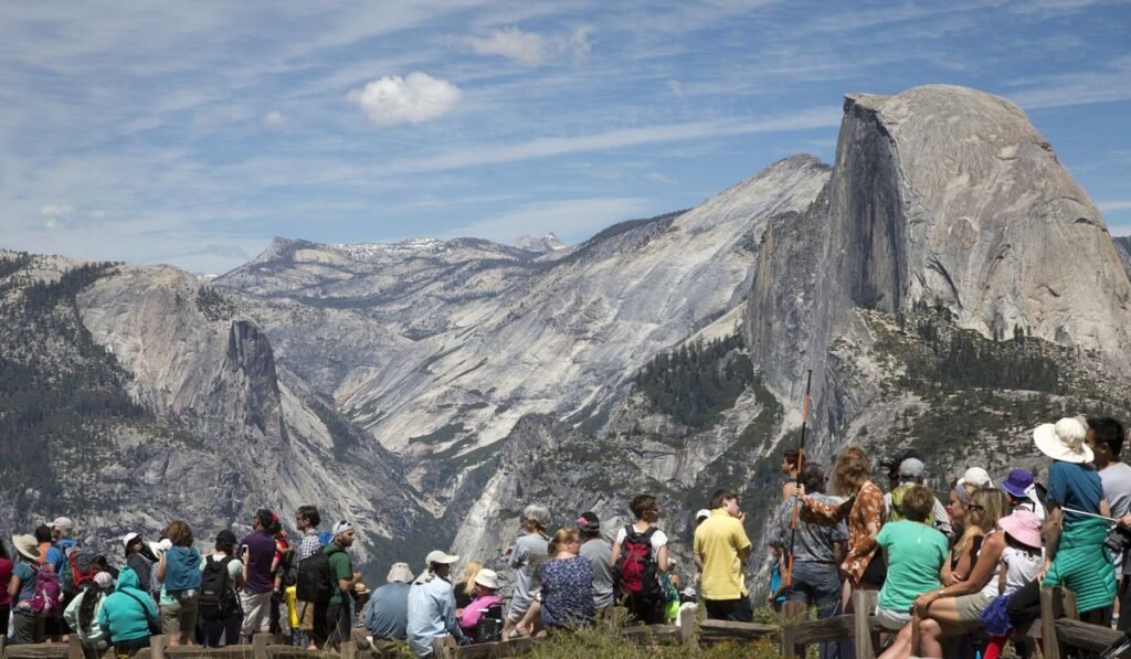 Yosemite visitors say park ‘feels like Disneyland’ amid surge