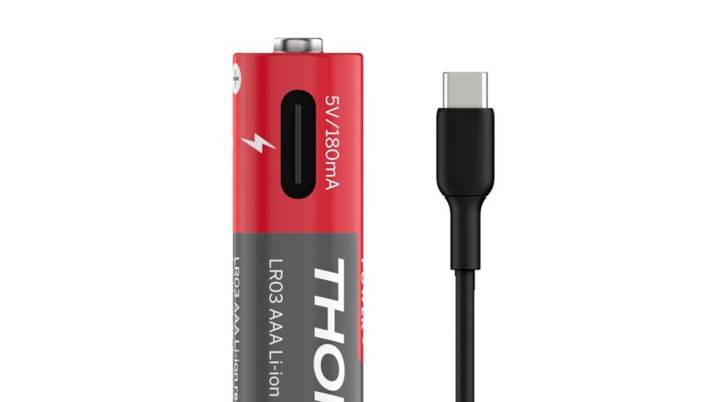 estas se recargan por un cable USB-C
