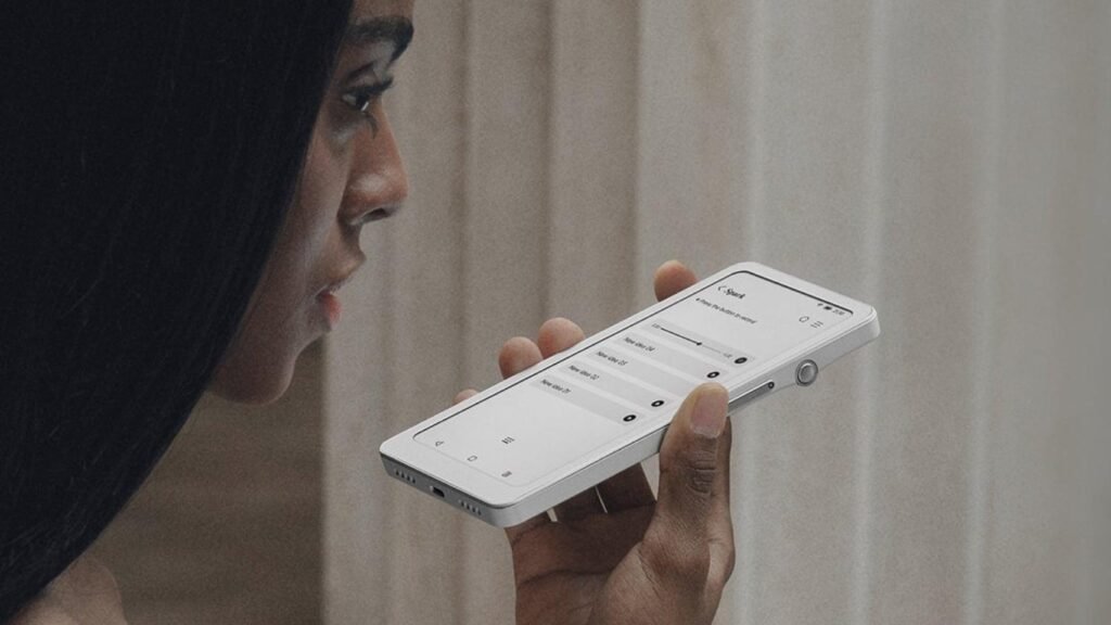 un libro electrónico con sistema operativo Android y un botón muy particular