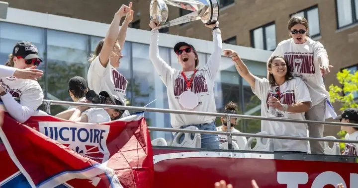 ‘So much love’: Montreal Victoire celebrate Walter Cup win with downtown parade – Montreal ‘So much love’: Montreal Victoire celebrate Walter Cup win with downtown parade - Montreal