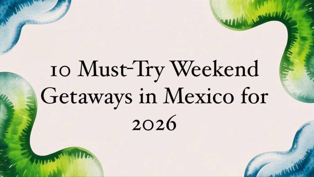 10 Must-Try Weekend Getaways in Mexico for 2026