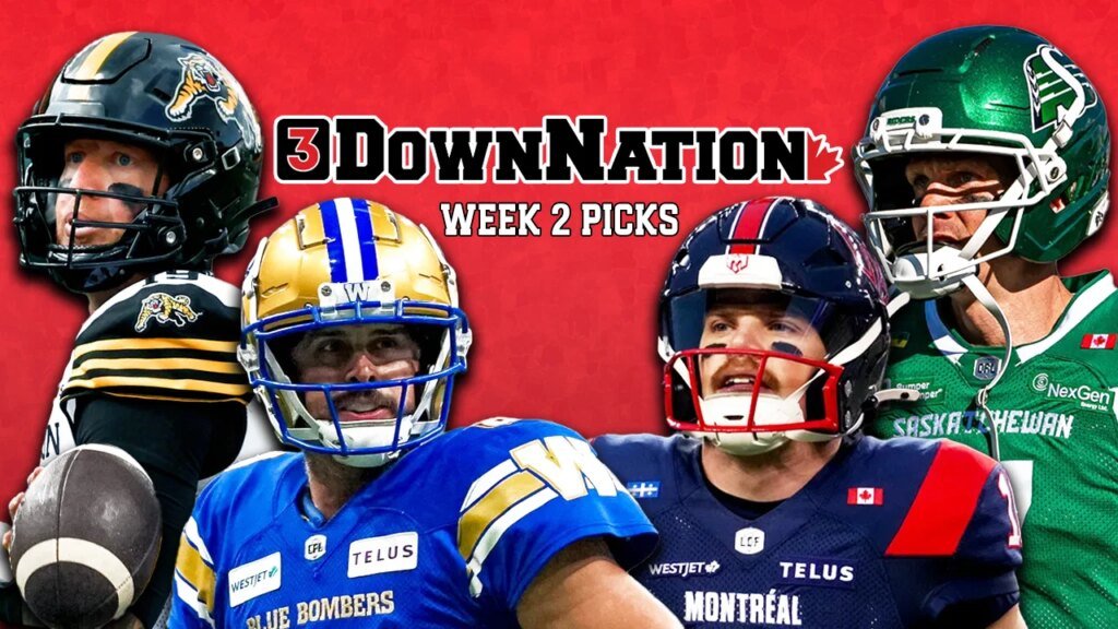 3DownNation CFL picks straight-up & against the spread: Week 2