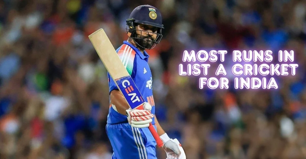 5 Indian players with most runs in List A cricket ft. Rohit Sharma 5 Indian players with most runs in List A cricket ft. Rohit Sharma