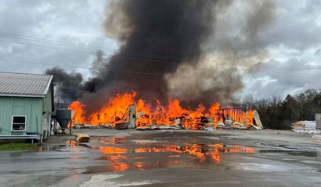 A second firefighter has died from injuries at Maine lumber mill fire and explosion A second firefighter has died from injuries at Maine lumber mill fire and explosion