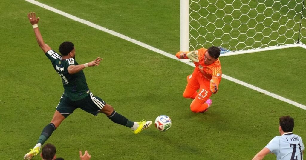 Al Amri scores before the break to threaten another upset