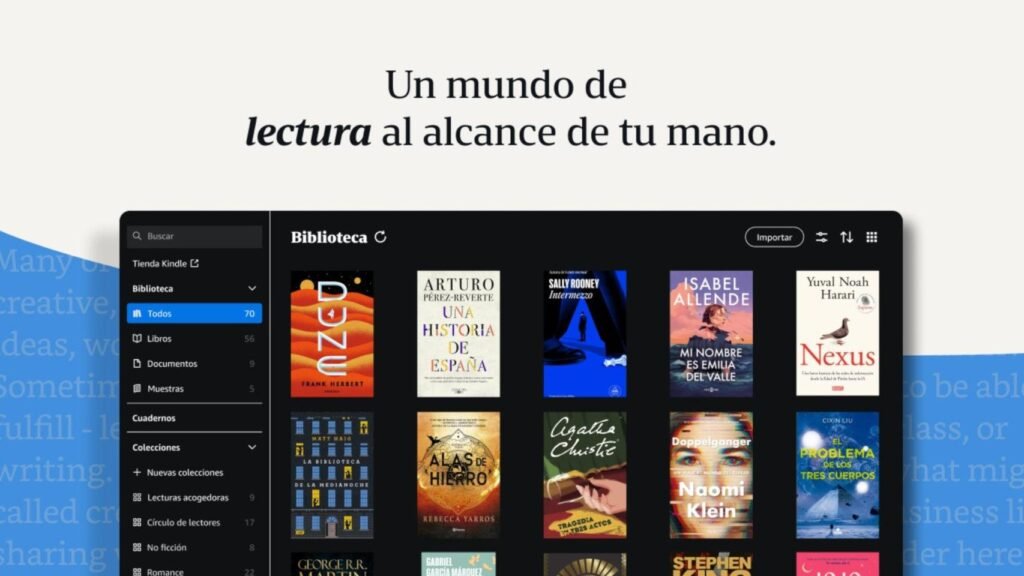 Amazon presenta su nueva app de Kindle para Windows