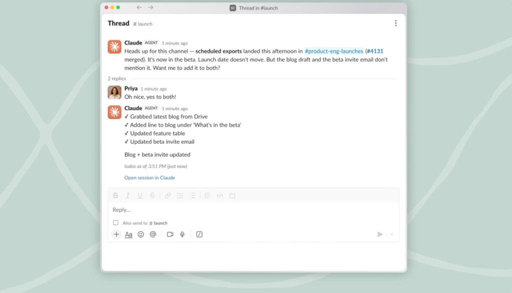 Anthropic’s Claude Tag is learning your company, one Slack message at a time Anthropic’s Claude Tag is learning your company, one Slack message at a time