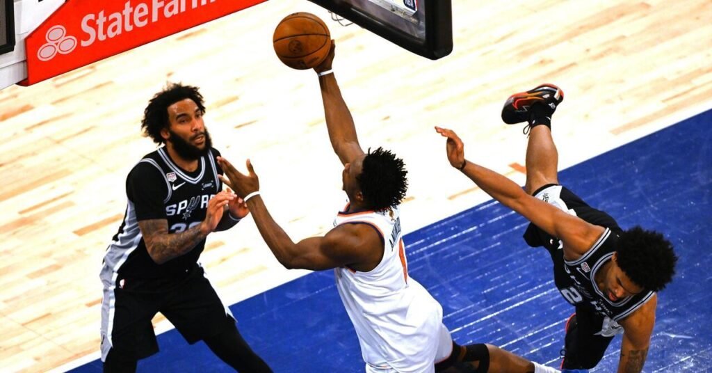 Anunoby provides killer blow as Knicks set NBA Finals record with stunning comeback to edge closer to first title in 53 years Anunoby provides killer blow as Knicks set NBA Finals record with stunning comeback to edge closer to first title in 53 years