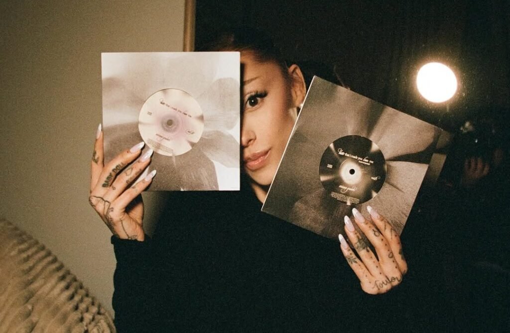 Ariana Grande Reveals the Vinyls and CDs Behind Her Latest Single Ariana Grande Reveals the Vinyls and CDs Behind Her Latest Single