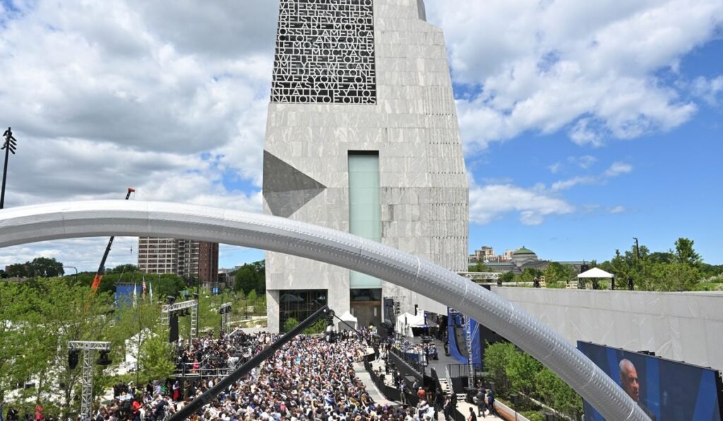 As Juneteenth is celebrated across the U.S., Obama’s presidential center opens in Chicago