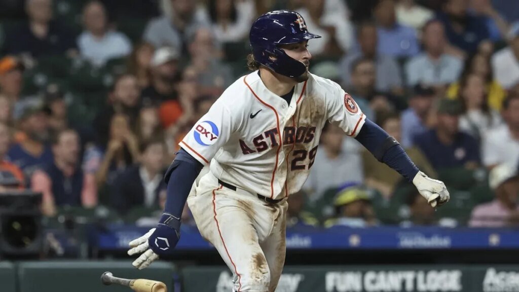 Astros’ Raynel Delgado delivers game-winning hit in second career game Astros' Raynel Delgado delivers game-winning hit in second career game