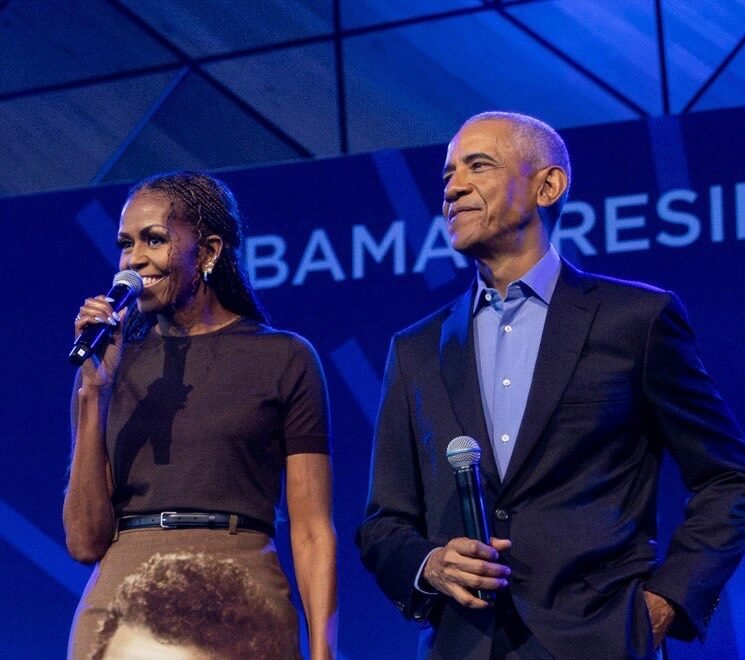 Barack Obama Gets Emotional at Presidential Center Opening Honoring His Chicago In-Laws Barack Obama Gets Emotional at Presidential Center Opening Honoring His Chicago In-Laws